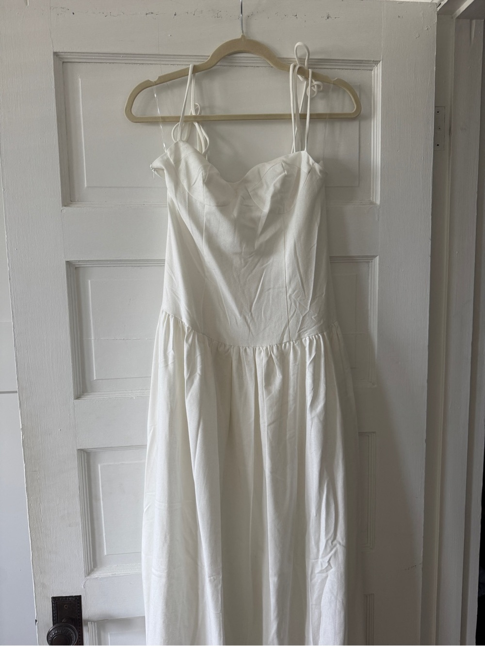 Peppermayo White Linen Maxi Dress - Picture 6 of 8